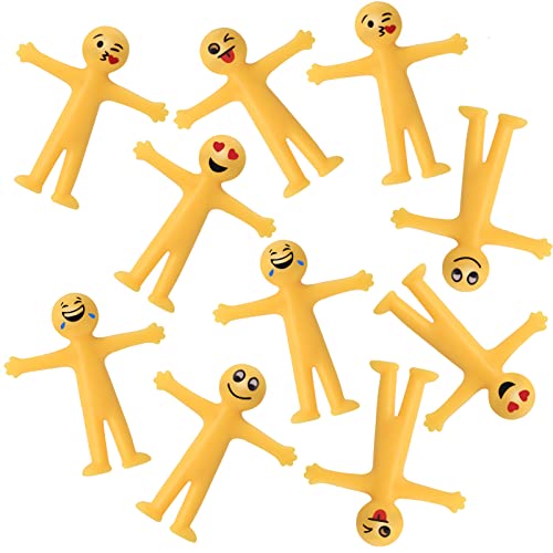 Cerolopy 40 Stück Smiley Stretchy Smile Men Toys Neuheit Stretchy Smiley Face People Stress Relief Fidget Toys for Kids and Adults von Cerolopy
