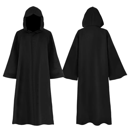 Cevikno Robe Mönch Kostüm Herren Kostüm Mittelalter Herren Robe, Cosplay Kostüm Umhang mit Kapuze Unisex für Erwachsene Umhang, Karneval Kostüm Herren für Halloween Maskerade Hooded Robe Cevikno Robe Mönch Kostüm Herren Kostüm Mittelalter Herren Robe, Cosplay Kostüm Umhang mit Kapuze Unisex für Erwachsene Umhang, Karneval Kostüm Herren für Halloween Maskerade Hooded Robe von Cevikno