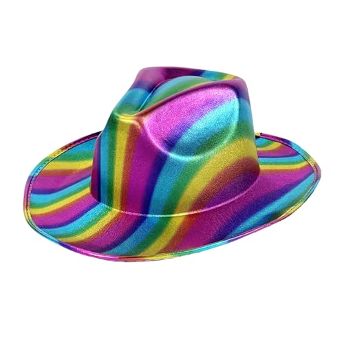 Cexiakong Cowboyhüte Mit Glitzerndem Panamahut Cowboyhüte Für Karneval In Regenbogenfarben Für Mädchen Und Teenager Musikfestival Cexiakong Cowboyhüte Mit Glitzerndem Panamahut Cowboyhüte Für Karneval In Regenbogenfarben Für Mädchen Und Teenager Musikfestival von Cexiakong