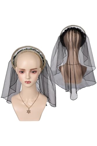 Chahouk Haarreif für Erwachsene, Prinzessin, Schleier, Halskette, Cosplay, Kostüm, Zubehör, Film-Kopfbedeckung, Rollenspiel-Requisiten Chahouk Haarreif für Erwachsene, Prinzessin, Schleier, Halskette, Cosplay, Kostüm, Zubehör, Film-Kopfbedeckung, Rollenspiel-Requisiten von Chahouk