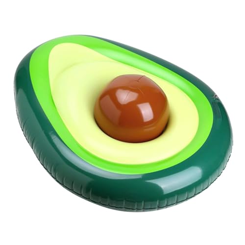 Chaies Aufblasbare Poolliege, Poolflöße für Erwachsene, aufblasbarer Poolschwimmer mit Avocado – großes schwimmendes Spielzeug, 65 x 51 Zoll, dickes, schwimmendes Floß zum Sonnenbaden, von Chaies