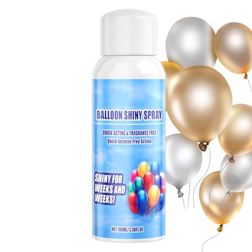Chaies Ballon Glossy Spray Glitter,Ballon Glitterspray,Ballon Glitterspray 4,58oz Balloon Glossy Finishing Spray,Wasserdicht Langanhaltend Luftballon-Glossy Spray Chaies Ballon Glossy Spray Glitter,Ballon Glitterspray,Ballon Glitterspray 4,58oz Balloon Glossy Finishing Spray,Wasserdicht Langanhaltend Luftballon-Glossy Spray von Chaies