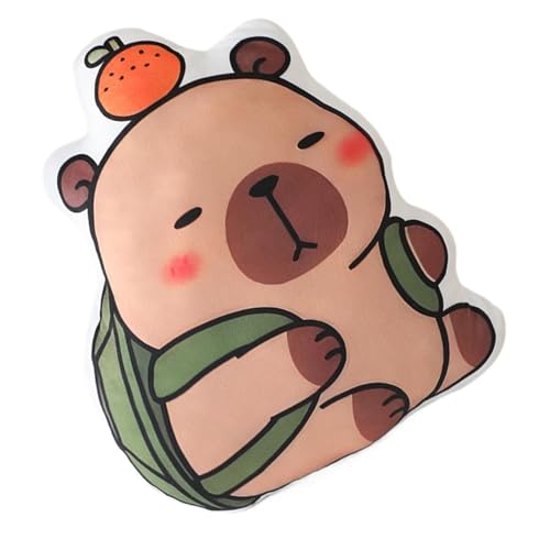Chaies Capybara-Kissen, gefülltes Capybara – niedliches Capybara-Plüschkissen | Heimdekoration aus realistischem Plüsch, Kissen und Plüschtiere Spielzeug, Schlafkissen für Chaies Capybara-Kissen, gefülltes Capybara – niedliches Capybara-Plüschkissen | Heimdekoration aus realistischem Plüsch, Kissen und Plüschtiere Spielzeug, Schlafkissen für von Chaies