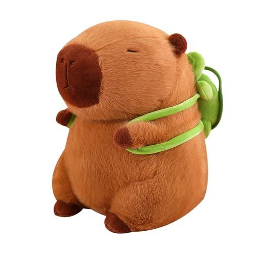 Chaies Capybara Plüschtier, Capybara aus Plüsch, niedliches Spielzeug, Capybara Farged Toy Ultra-Soft Capybara Plüschtier Poll Throw Pillow 33 cm Capybara Plush Puppen Geschenke für Mädchen von Chaies