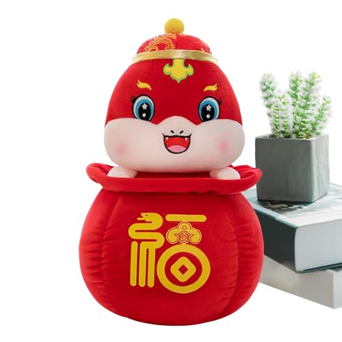 Chaies Chinesisches Neujahrsschlange Plüschtier, Jahr der Schlange 2025 | 11,8/9,8 Zoll Jahr des Cartoons aus Plüsch, Plüschkissen für Frühlingsfeier, Schlangenspielzeug Chaies Chinesisches Neujahrsschlange Plüschtier, Jahr der Schlange 2025 | 11,8/9,8 Zoll Jahr des Cartoons aus Plüsch, Plüschkissen für Frühlingsfeier, Schlangenspielzeug von Chaies
