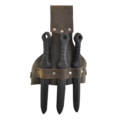 Chaies Dolche Etui | Mittelalterliche Universalschwerter aus PU-Leder Dolche – Schwerter aus PU-Leder Frog Holster für Fantasie, Geschichte, Cosplay Chaies Dolche Etui | Mittelalterliche Universalschwerter aus PU-Leder Dolche – Schwerter aus PU-Leder Frog Holster für Fantasie, Geschichte, Cosplay von Chaies
