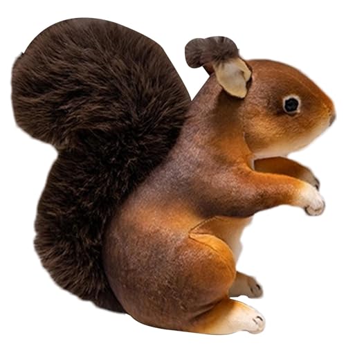 Chaies Eichhörnchen-Spielzeug, Plüschtier Eichhörnchen, 25 cm Plüschtier, fliegendes Eichhörnchenspielzeug, realistische Tiertiere, Plüsch-Begleiterspielzeug für Sofa Chaies Eichhörnchen-Spielzeug, Plüschtier Eichhörnchen, 25 cm Plüschtier, fliegendes Eichhörnchenspielzeug, realistische Tiertiere, Plüsch-Begleiterspielzeug für Sofa von Chaies