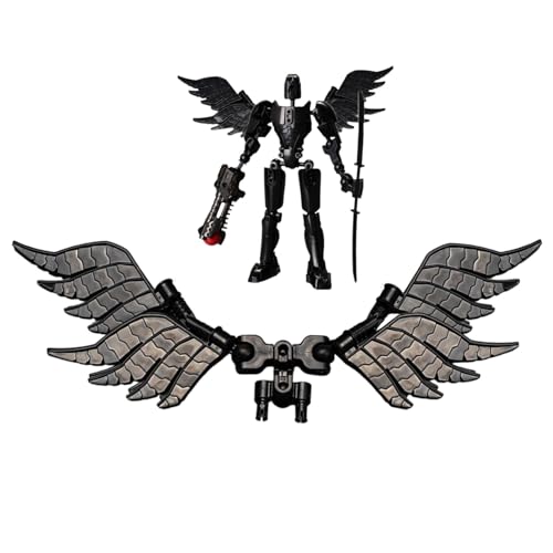 Chaies Flügel bedruckt, Action-Figuren | Action-Figur Roboter – mobiler mehrgelenkiger Bastelroboter zum Sammeln und Mobile für Erwachsene, , Freunde, Mädchen Chaies Flügel bedruckt, Action-Figuren | Action-Figur Roboter – mobiler mehrgelenkiger Bastelroboter zum Sammeln und Mobile für Erwachsene, , Freunde, Mädchen von Chaies