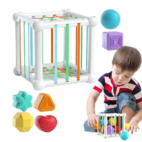 Chaies Form Sorter Toy, Kleinkindform Sortierer | Sensorisches Blöcke Spiel,Frühe Lernentwicklungsblockade für die Verbesserung der Feinmotorik für Kinder 1-3 Chaies Form Sorter Toy, Kleinkindform Sortierer | Sensorisches Blöcke Spiel,Frühe Lernentwicklungsblockade für die Verbesserung der Feinmotorik für Kinder 1-3 von Chaies