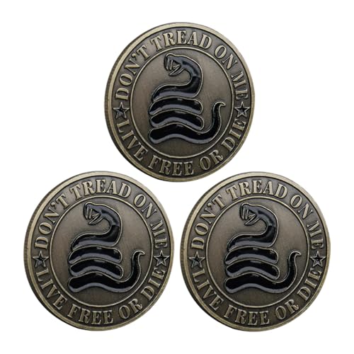 Chaies Gedenkmünze, Sammlerstücke, 3 x Set mit Tiermünzen – Gedenkmünze für Tiere aus Kupfer, Neuheit, Sammlerstück für und Erwachsene von Chaies