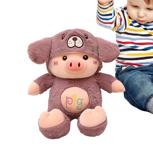 Chaies Gefüllte Schweine-Plüschtiere – aus Plüsch, niedliches Tierkissen, Kuschelkissen in Tierform aus Plüsch, Spielzeug aus weichem Schweinefleisch für Schlafzimmerdekoration von Chaies