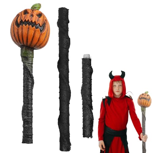 Chaies Halloween-Kostüm-Zubehör, Zaubererstock-Kostüm | Robuste Wanderstöcke im Halloween-Stil | Authentisches Party-Kostüm-Zubehör mit Hexenstab für von Chaies