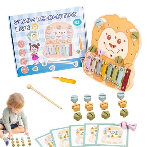 Chaies Holzspielzeug für Babys, Schraub-Dreh Formensortierer Für Kleinkinder Ab 1 Jahr, Sinnesentwicklungsspiel zur Feinmotorik & Vorschullernen Chaies Holzspielzeug für Babys, Schraub-Dreh Formensortierer Für Kleinkinder Ab 1 Jahr, Sinnesentwicklungsspiel zur Feinmotorik & Vorschullernen von Chaies