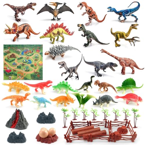 Chaies Kinder-Dinosaurier-Figuren-Spielzeug, realistische Dinosaurier-Spielzeugfiguren | Realistische Dino-Spielzeugfiguren | Lernspielzeug, Kleinkind-Dinosaurierspielzeug für Jungen und Mädchen ab 4 von Chaies