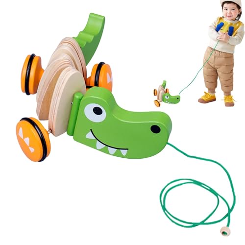 Chaies Kinder-Laufspielzeug zum Nachziehen, Holzspielzeug zum Mitgehen | Welpen-Nachziehspielzeug für Kleinkinder, Laufspielzeug,Nachziehspielzeug mit Schnur, entwicklungsförderndes Kinderspielzeug Chaies Kinder-Laufspielzeug zum Nachziehen, Holzspielzeug zum Mitgehen | Welpen-Nachziehspielzeug für Kleinkinder, Laufspielzeug,Nachziehspielzeug mit Schnur, entwicklungsförderndes Kinderspielzeug von Chaies
