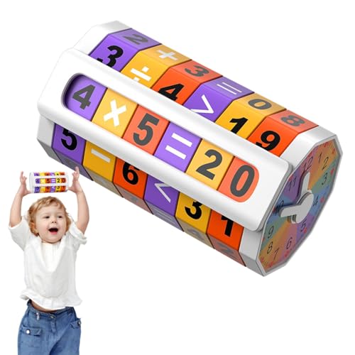 Chaies Mathematisches Zählspielzeug, Zahlenzählspielzeug | Zahlenrechnungswürfel | Klares visuelles Design, Mathematik-Lernspielzeug, Uhr, kognitive Funktion von Chaies
