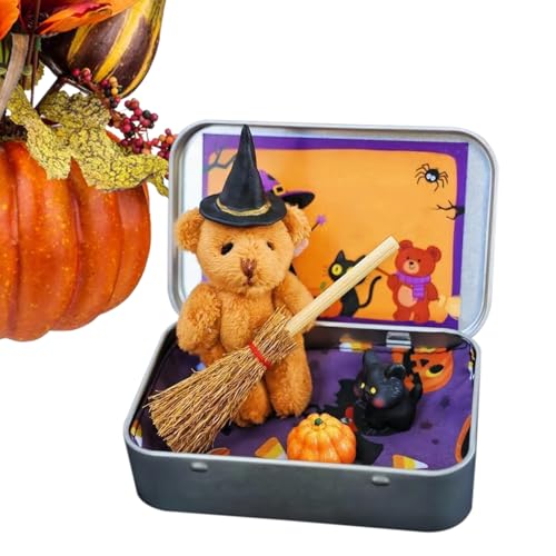 Chaies Mini Bär Box Halloween | Party Dekorationen Halloween Bärenbox für Kinder,Zauberhaftes Deko Spielzeug Für Schreibtisch Wohnzimmer Chaies Mini Bär Box Halloween | Party Dekorationen Halloween Bärenbox für Kinder,Zauberhaftes Deko Spielzeug Für Schreibtisch Wohnzimmer von Chaies