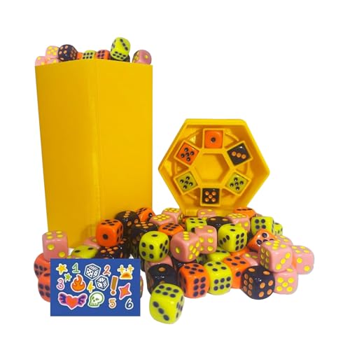 Chaies Mülleimer Würfelspiel - Interaktives Familienspielzeug - Interaktives Tragbares Würfelspiel Für Zuhause Reise Outdoor Team Events Erwachsene Camping Kindergeburtstage von Chaies