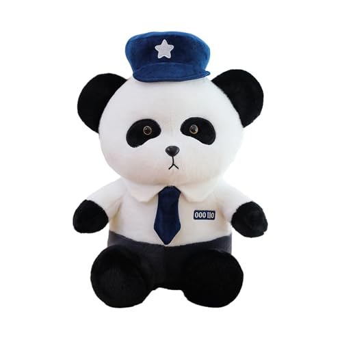 Chaies Panda-Plüschtier aus Plüsch, Panda, niedliches Panda-Spielzeug mit Hut und Krawatte, Schlafbegleiter, Tier, Desktop-Ornament für die Dekoration des Hauses Chaies Panda-Plüschtier aus Plüsch, Panda, niedliches Panda-Spielzeug mit Hut und Krawatte, Schlafbegleiter, Tier, Desktop-Ornament für die Dekoration des Hauses von Chaies