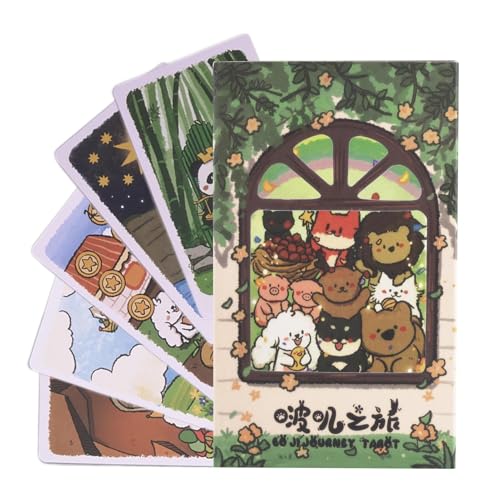 Chaies Partys Tarotkarten - Sammlerkartenspiel Für Die Familie | Einfaches Lernspiel Zur Förderung Emotionaler Bindungen Für Alle Altersgruppen Chaies Partys Tarotkarten - Sammlerkartenspiel Für Die Familie | Einfaches Lernspiel Zur Förderung Emotionaler Bindungen Für Alle Altersgruppen von Chaies