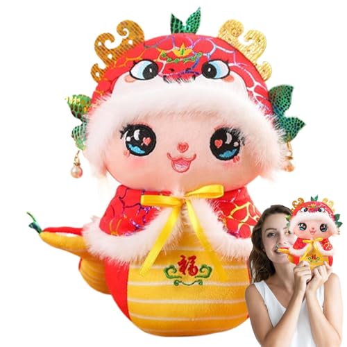 Chaies Plüschspielzeug Schlange, Schlangen aus Plüsch, 2025 Jahr des Maskottchens der Schlange – chinesisches Tierspielzeug, Schlangentiere für die Dekoration des neuen Jahres Chaies Plüschspielzeug Schlange, Schlangen aus Plüsch, 2025 Jahr des Maskottchens der Schlange – chinesisches Tierspielzeug, Schlangentiere für die Dekoration des neuen Jahres von Chaies