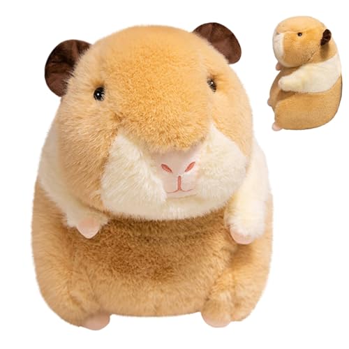 Chaies Plüschtier Hamster, Plüschtier Hamster | Weiches Tierkissen, Plüschkissen, Cartoon-Tier-24 cm (9,8 Zoll), weiches Tierspielzeug, Tierkissen von Chaies