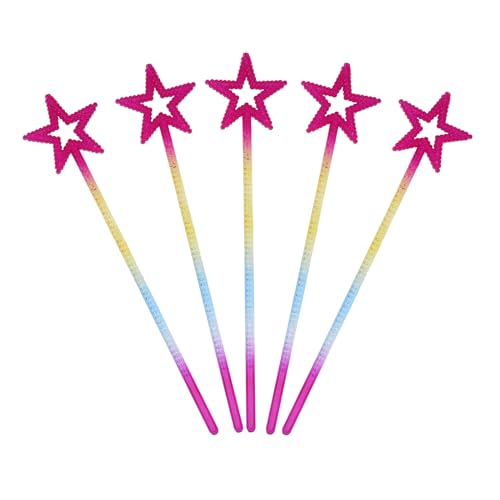 Chaies Prinzessinnenstab, Glitzerstäbe für Kinder - Glitzernder fünfzackiger Sternstab,Lustiges und kreatives Rollenspielspielzeug für kleine Prinzessinnen, Tänzer, Maskeraden und Bühnenaufführungen Chaies Prinzessinnenstab, Glitzerstäbe für Kinder - Glitzernder fünfzackiger Sternstab,Lustiges und kreatives Rollenspielspielzeug für kleine Prinzessinnen, Tänzer, Maskeraden und Bühnenaufführungen von Chaies