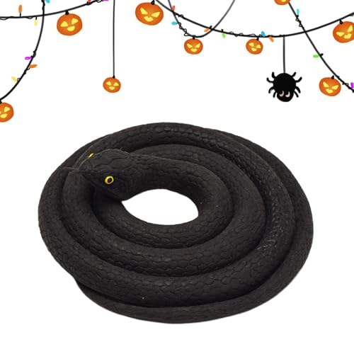 Chaies Schlangen Spielzeug, falsche Schlange 31,5 Zoll | gruseliges Gartenzubehör Tiermodell Spielzeug Halloween Aprilfisch Party Prank Zubehör Chaies Schlangen Spielzeug, falsche Schlange 31,5 Zoll | gruseliges Gartenzubehör Tiermodell Spielzeug Halloween Aprilfisch Party Prank Zubehör von Chaies