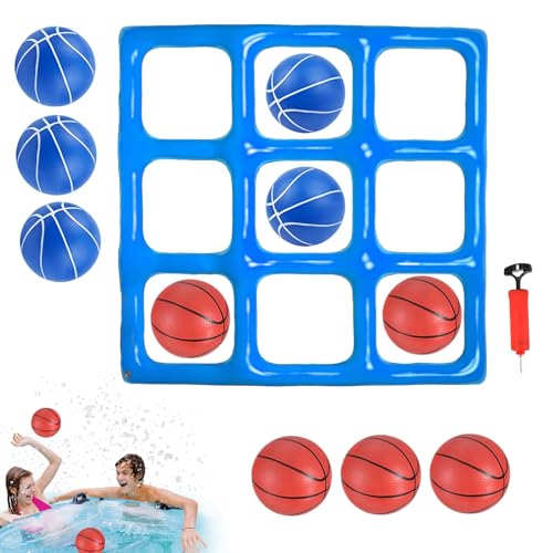 Chaies Schwimmbad Spiele,Aufblasbares Wurfspiel | Wasserdicht Mit 10 Bällen Für Garten Und Outdoor Chaies Schwimmbad Spiele,Aufblasbares Wurfspiel | Wasserdicht Mit 10 Bällen Für Garten Und Outdoor von Chaies