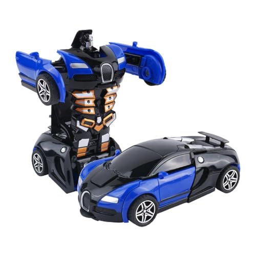 Chaies Verwandelnde Autos für Jungen, Verwandelbares Roboterauto-Spielzeug - Roboterauto-Spielzeugfahrzeuge - Deformationsspielzeug-Actionfiguren, 2-in-1-Jungenspielzeug-Kleinkindautos, Rückziehautos von Chaies