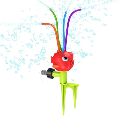 Chaies Wassersprinkler für den Garten,Kindergartensprinkler - Gartenwasser-Spaßspielzeug | Wasserspielspielzeug mit sicherem Design für Outdoor-Aktivitäten, Strände, Gärten, Schwimmbäder von Chaies