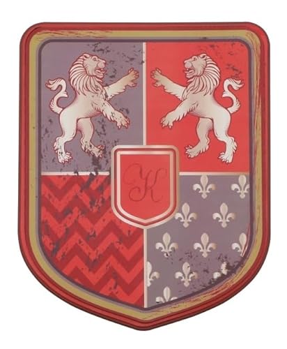 Chaks 13450, Bouclier Chevalier Lion Rouge en Mousse 28,5 x 35 cm von Chaks