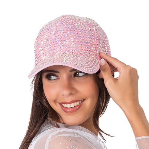 Chaks - Baseballcap mit Glitzer, Strass Mütze für Festival, Party & Karneval von Chaks