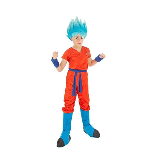 CHAKS Kostüm Goku Saiyan Super Dragon Ball Kinder – bunt – 7 bis 8 Jahre (128 cm) von Chaks