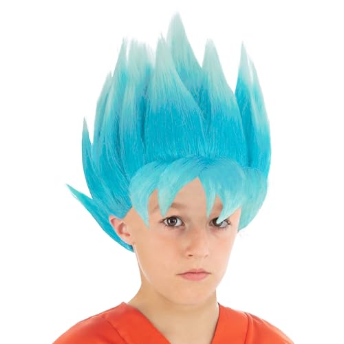 Chaks - Goku Super Saiyajin Gott Perücke, Dragon Ball, Kostüm Accessoire für Karneval, Halloween und Anime Fans Chaks - Goku Super Saiyajin Gott Perücke, Dragon Ball, Kostüm Accessoire für Karneval, Halloween und Anime Fans von Chaks