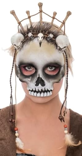 Chaks Halloween Maske Voodoo Priesterin | Totenköpfe von Chaks