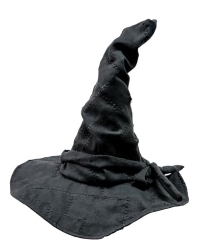 Chaks Hexenhut im Flickenlook für Damen - Schwarz - Uriger Damenhexenhut Patchworkoptik Accessoire Kostüm Zauberin Halloween Mottoparty Chaks Hexenhut im Flickenlook für Damen - Schwarz - Uriger Damenhexenhut Patchworkoptik Accessoire Kostüm Zauberin Halloween Mottoparty von Chaks