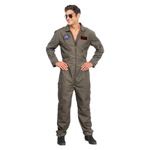 Chaks - Kostüm Kampfjetpilot, Overall, Pilotenanzug, Uniform für Karneval, Mottoparty Chaks - Kostüm Kampfjetpilot, Overall, Pilotenanzug, Uniform für Karneval, Mottoparty von Chaks