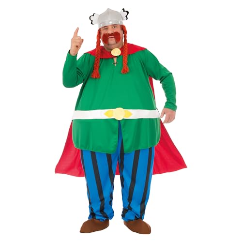 Chaks - Kostüm Majestix, 6-teiliges Set, Asterix und Obelix, Häuptling Verkleidung für Karneval & Comic Con von Chaks