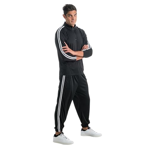 Chaks - Kostüm Trainingsanzug, 2-teilig, Jogginganzug, Rapper Look, 80er Jahre Party Outfit für Kanreval, Festival Chaks - Kostüm Trainingsanzug, 2-teilig, Jogginganzug, Rapper Look, 80er Jahre Party Outfit für Kanreval, Festival von Chaks