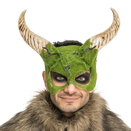 Chaks - Moos-Maske, Gesichtsmaske für Erwachsene, Horrorparty Kostüm Accessoires für Halloween, Karneval und Mottopartys Chaks - Moos-Maske, Gesichtsmaske für Erwachsene, Horrorparty Kostüm Accessoires für Halloween, Karneval und Mottopartys von Chaks
