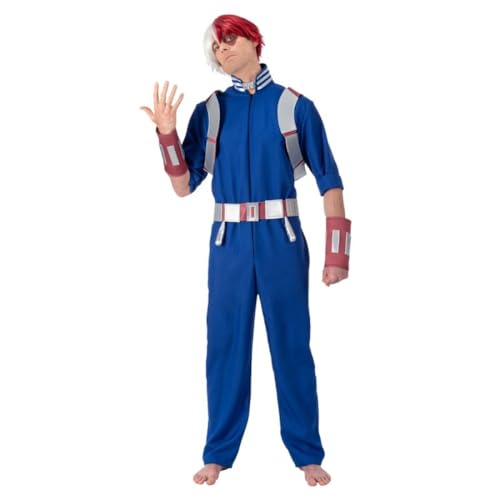 Chaks My Hero Academia Kostüm Shoto Todoroki für Herren Gr. S-L blau Manga-Kostüm Anime Lizenz Fasching Karneval (L) von Chaks