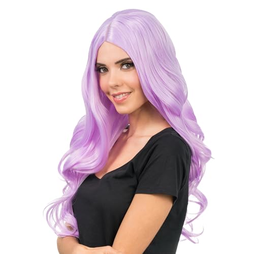 Chaks - Perücke Pastell, 66 cm lange Locken für Damen, Langhaarperücke, Cosplay, Karneval & Festival Chaks - Perücke Pastell, 66 cm lange Locken für Damen, Langhaarperücke, Cosplay, Karneval & Festival von Chaks