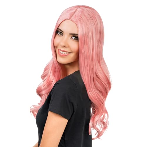Chaks - Perücke Pastell, 66 cm lange Locken für Damen, Langhaarperücke, Cosplay, Karneval & Festival Chaks - Perücke Pastell, 66 cm lange Locken für Damen, Langhaarperücke, Cosplay, Karneval & Festival von Chaks