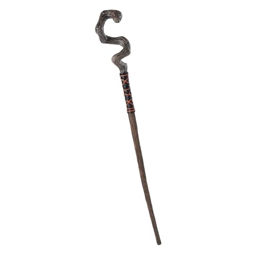 Chaks - Schlangenstab 4-teilig, Zauberstab mit Schlangenkopf, Kostüm Accessoires für Halloween, Karneval & Fantasy Chaks - Schlangenstab 4-teilig, Zauberstab mit Schlangenkopf, Kostüm Accessoires für Halloween, Karneval & Fantasy von Chaks