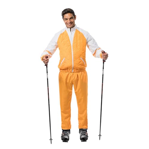 Chaks - Skianzug für Erwachsene, Jacke und Hose, 80er Jahre Schneeanzug, Kostüm für Aprés Ski, Karneval, Retro Party Chaks - Skianzug für Erwachsene, Jacke und Hose, 80er Jahre Schneeanzug, Kostüm für Aprés Ski, Karneval, Retro Party von Chaks