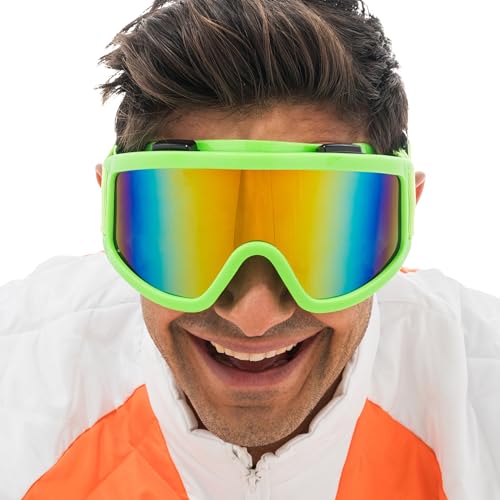 Chaks - Skibrille 80er/90er Jahre Style, schrille Brille im Retro-Look für Festival, Apres Ski, Partys Chaks - Skibrille 80er/90er Jahre Style, schrille Brille im Retro-Look für Festival, Apres Ski, Partys von Chaks