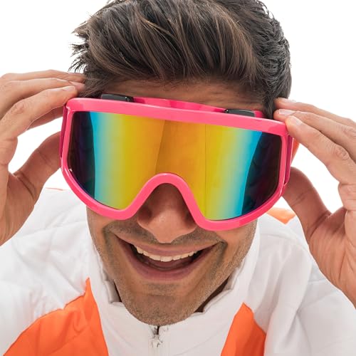 Chaks - Skibrille 80er/90er Jahre Style, schrille Brille im Retro-Look für Festival, Apres Ski, Partys Chaks - Skibrille 80er/90er Jahre Style, schrille Brille im Retro-Look für Festival, Apres Ski, Partys von Chaks