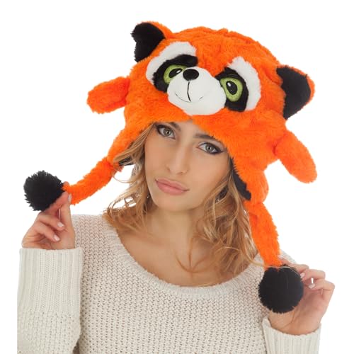 Chaks - Tiermütze für Erwachsene, Plüschhut mit Tiergesicht, Accessoire für Karneval, Mottoparty Chaks - Tiermütze für Erwachsene, Plüschhut mit Tiergesicht, Accessoire für Karneval, Mottoparty von Chaks