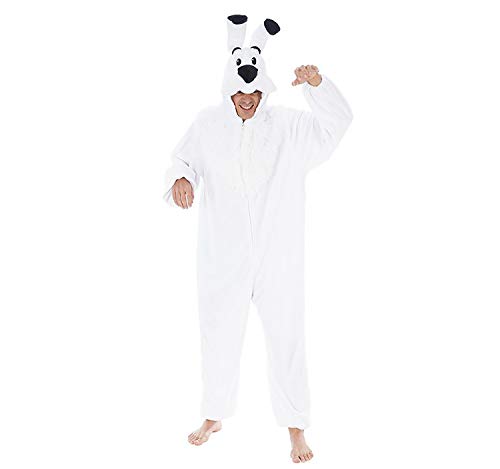 Chaks Unisex Kostüm Hund Idefix aus Asterix und Obelix, OneSize bis 180 cm, weißer Hund Fasching Karneval Chaks Unisex Kostüm Hund Idefix aus Asterix und Obelix, OneSize bis 180 cm, weißer Hund Fasching Karneval von Chaks